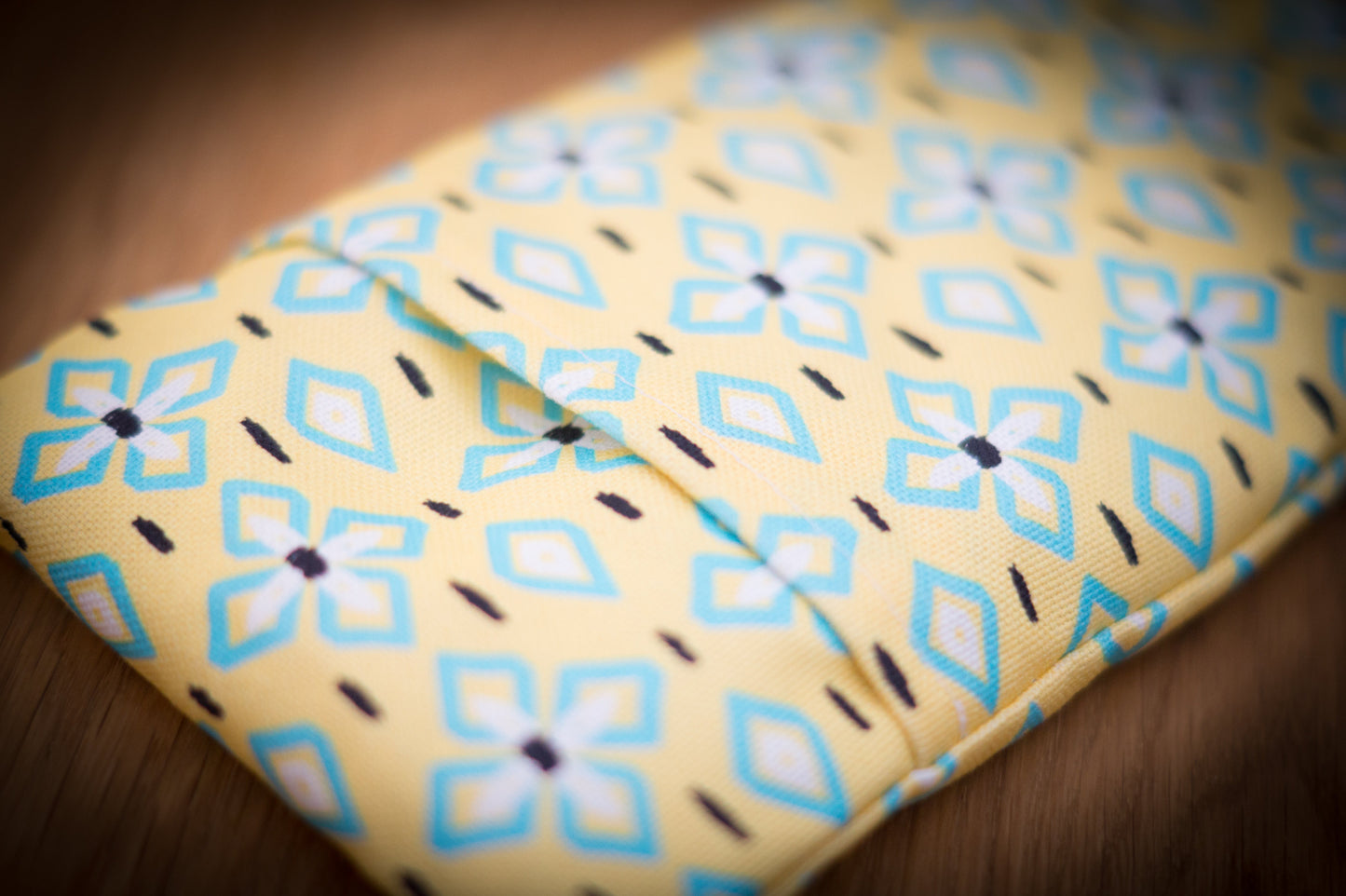 Augenkissen mit Rapssamen und Lavendel Überzug