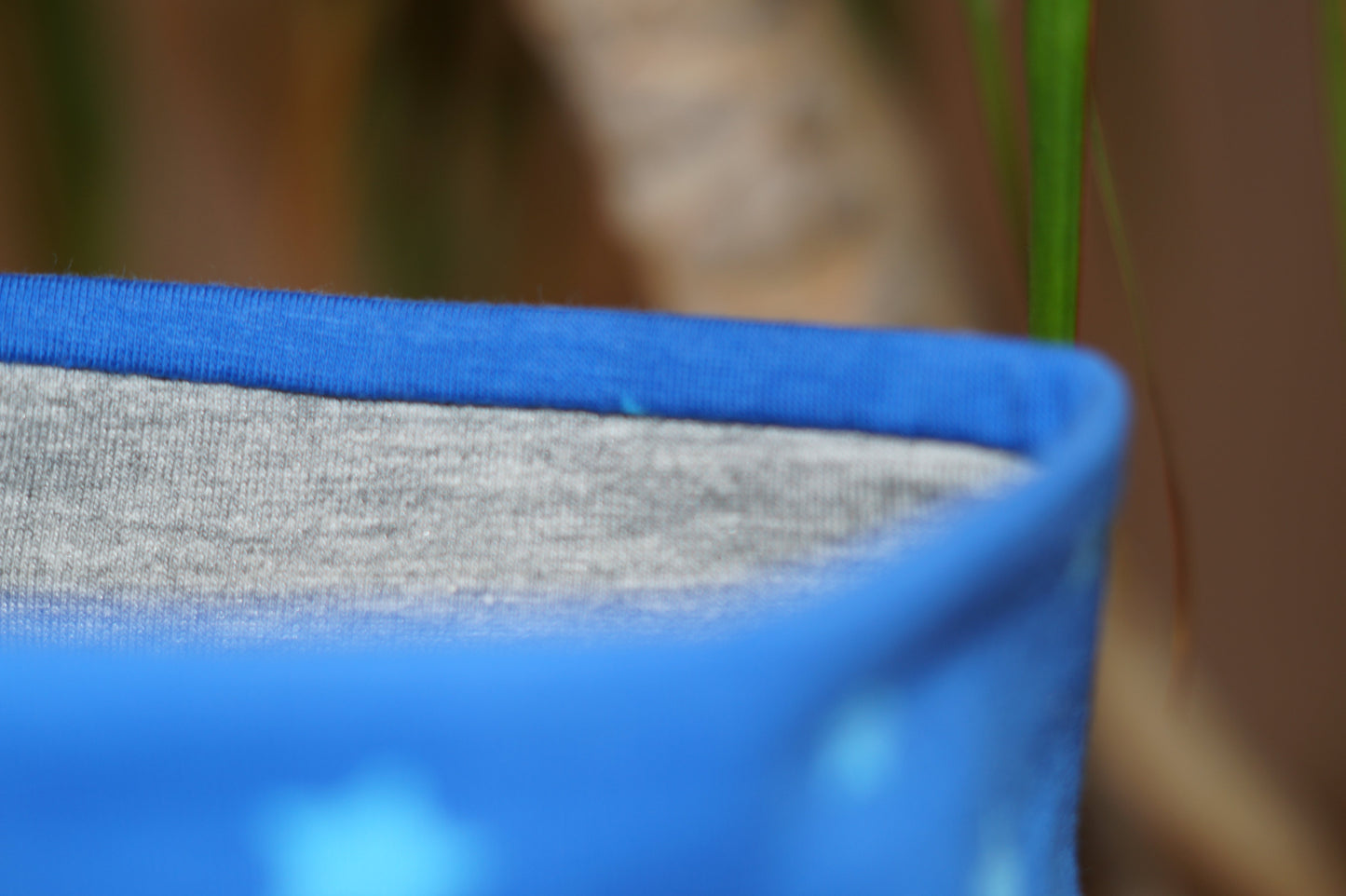 Stirnband Stern blau Kinder Jersey