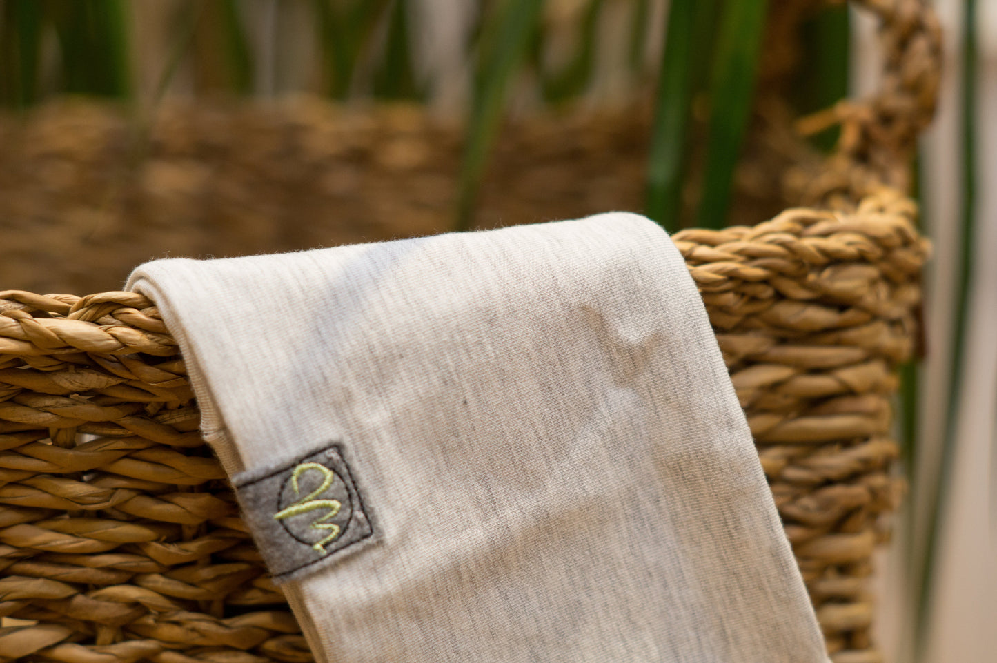 Stirnband grau meliert Damen Jersey
