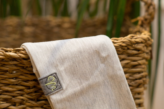 Stirnband grau meliert Damen Jersey