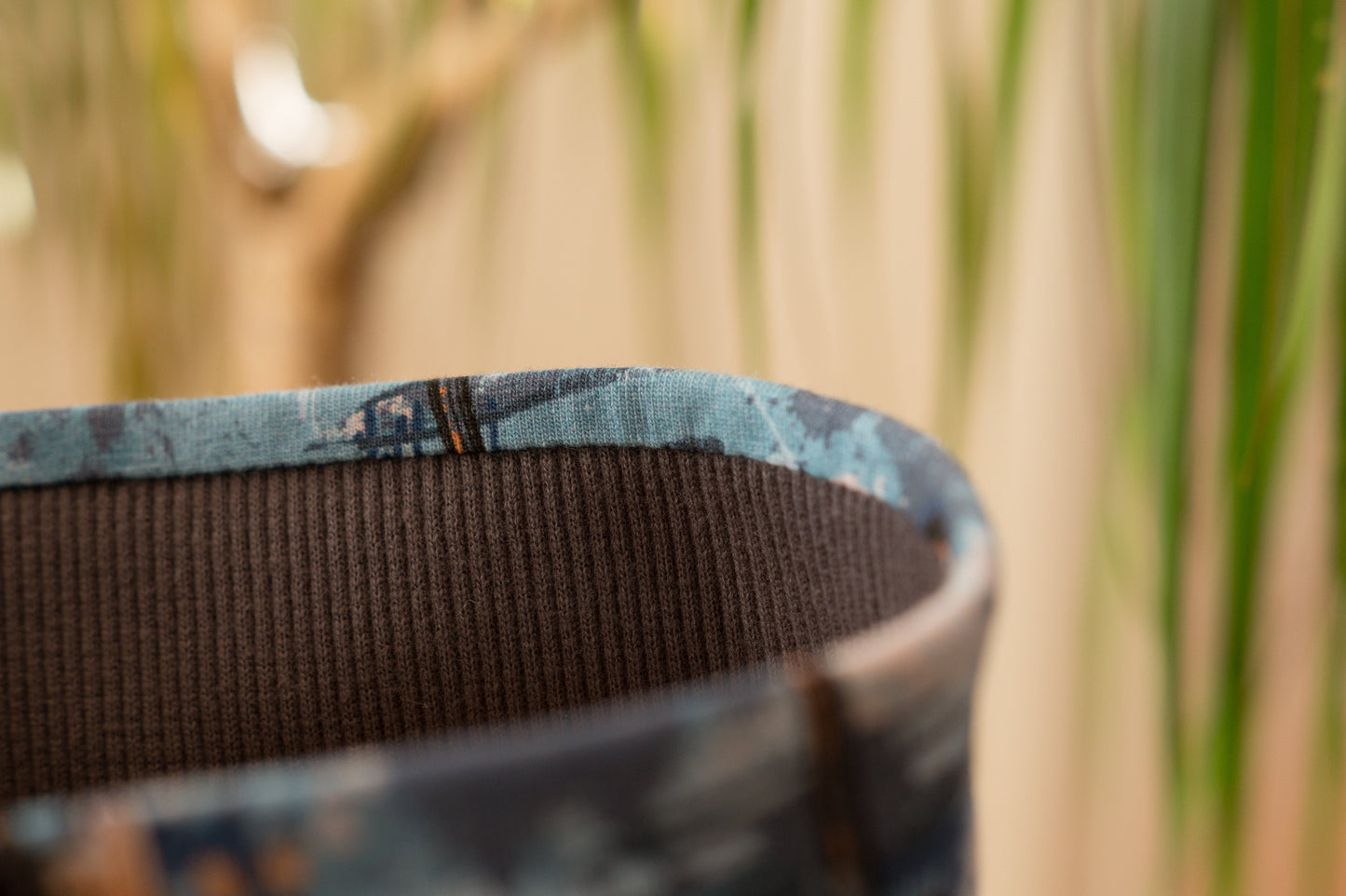 Stirnband Gitarre blau Kinder Feinripp