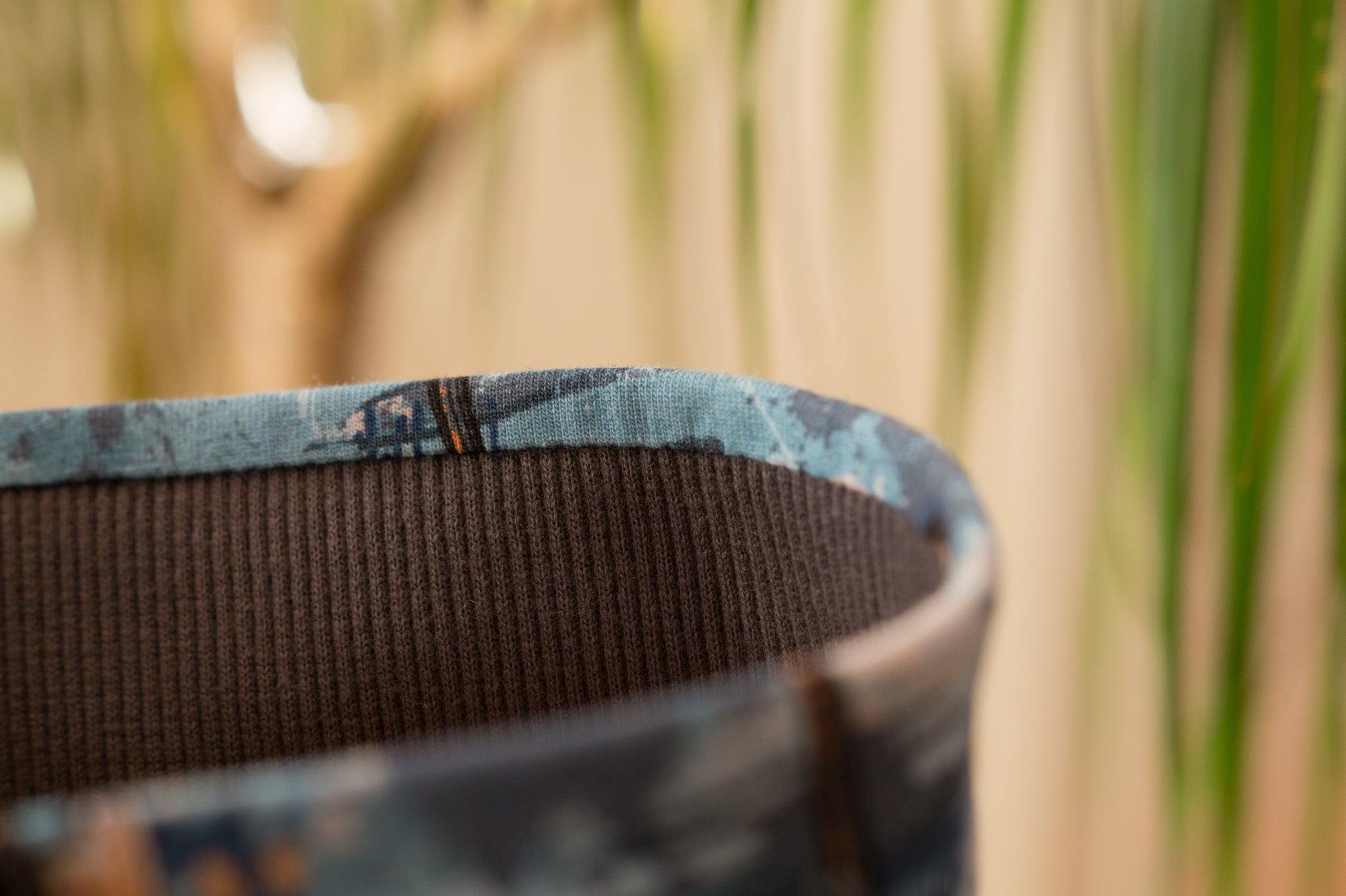 Stirnband Gitarre blau Kinder Feinripp