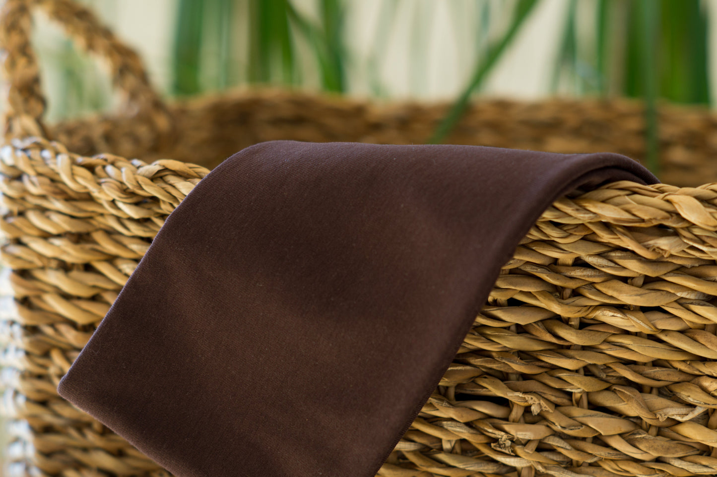 Stirnband braun meliert Damen innen Fleece