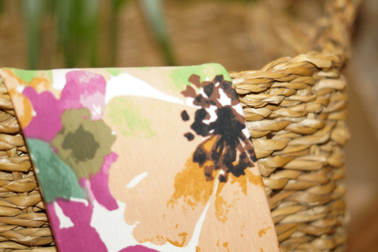 Stirnband Blumen bunt malerisch Damen Jersey