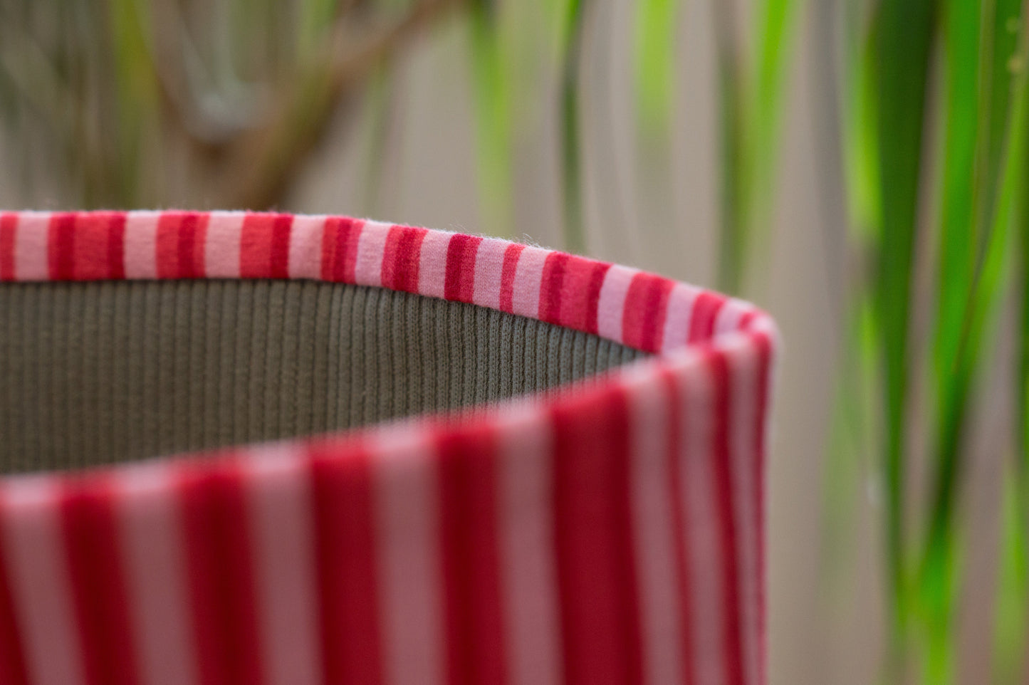 Stirnband Streifen rot pink rosa Kinder Feinripp