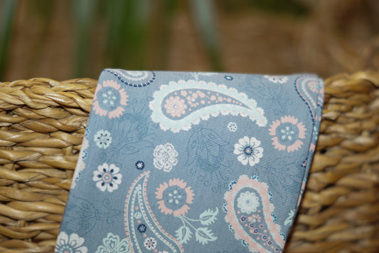 Stirnband Paisley blau Damen Jersey