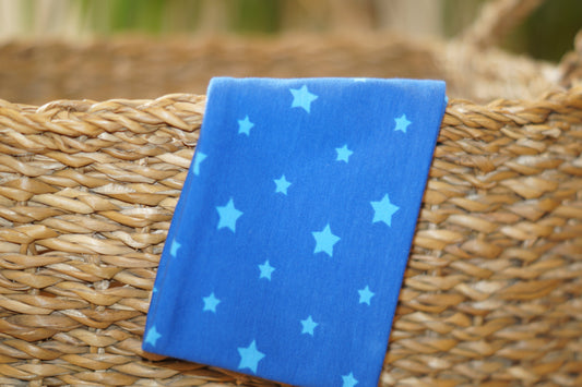 Stirnband Stern blau Kinder Jersey