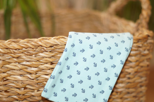 Stirnband hellblau Anker Kinder Jersey