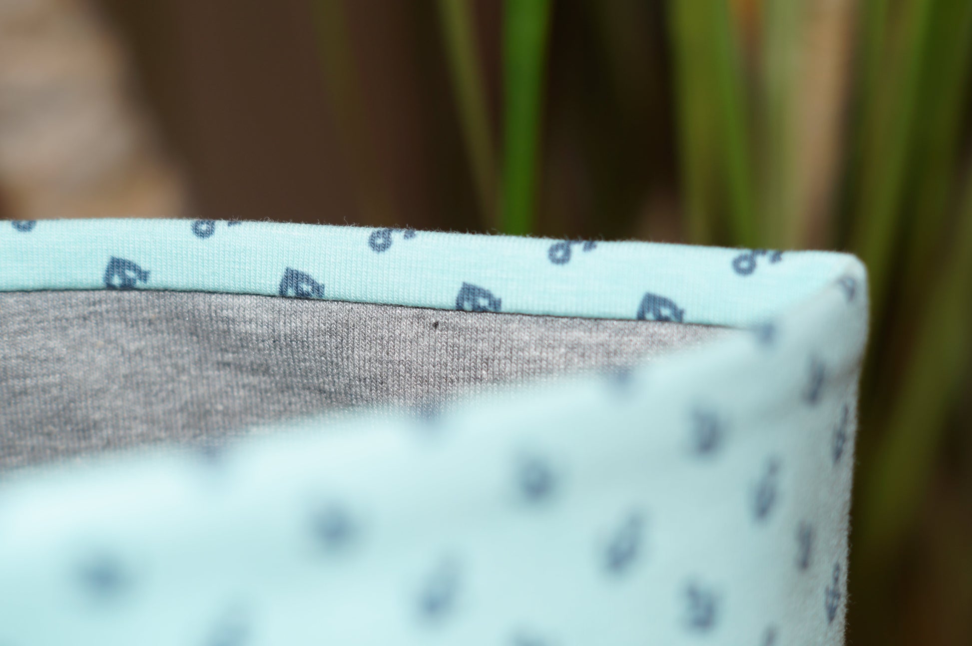 Stirnband hellblau Anker Kinder Jersey