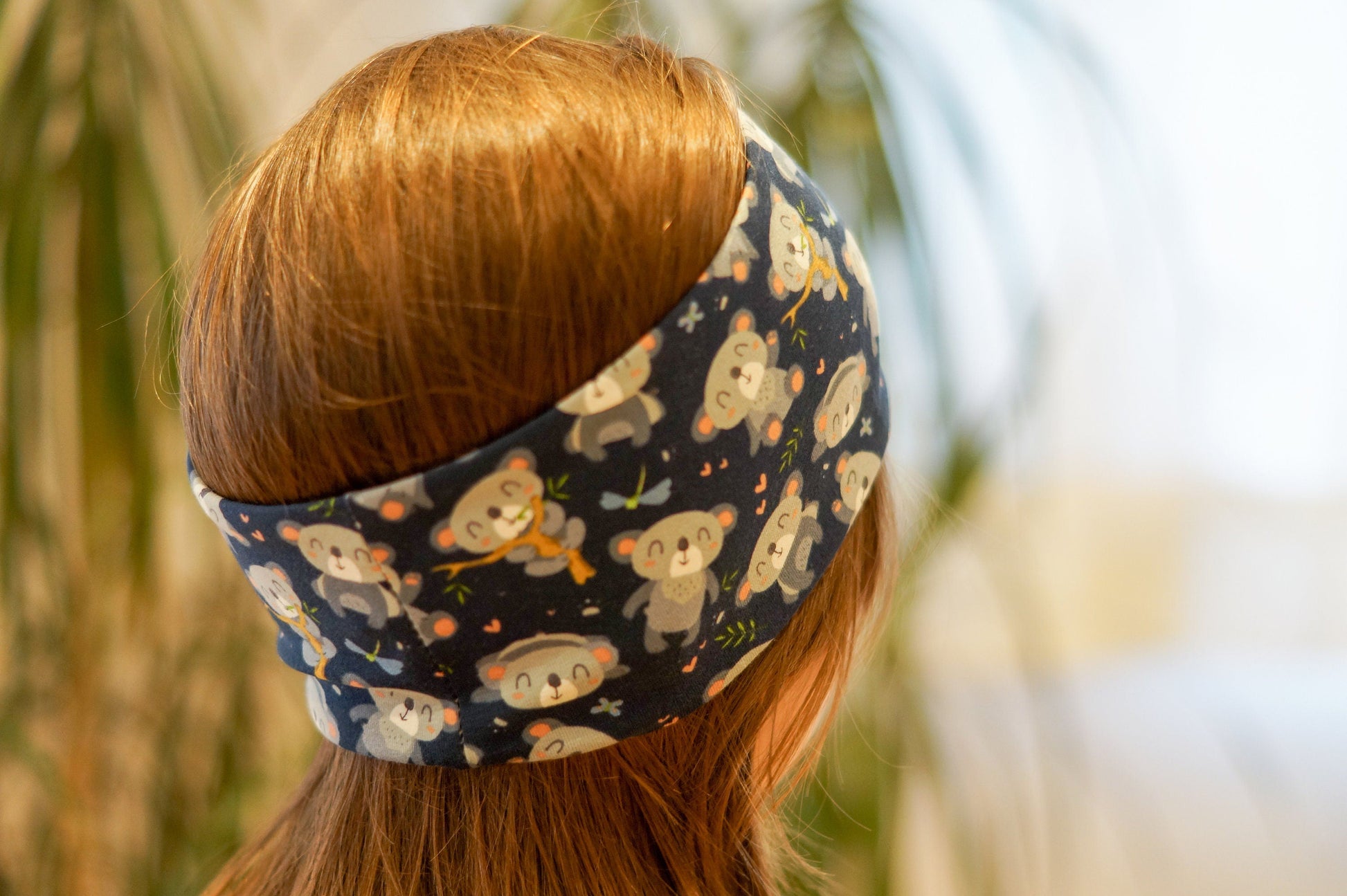 Stirnband Koala bar blau Kinder Jersey