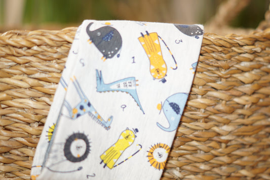Stirnband grau Tiere witzig Kinder Jersey