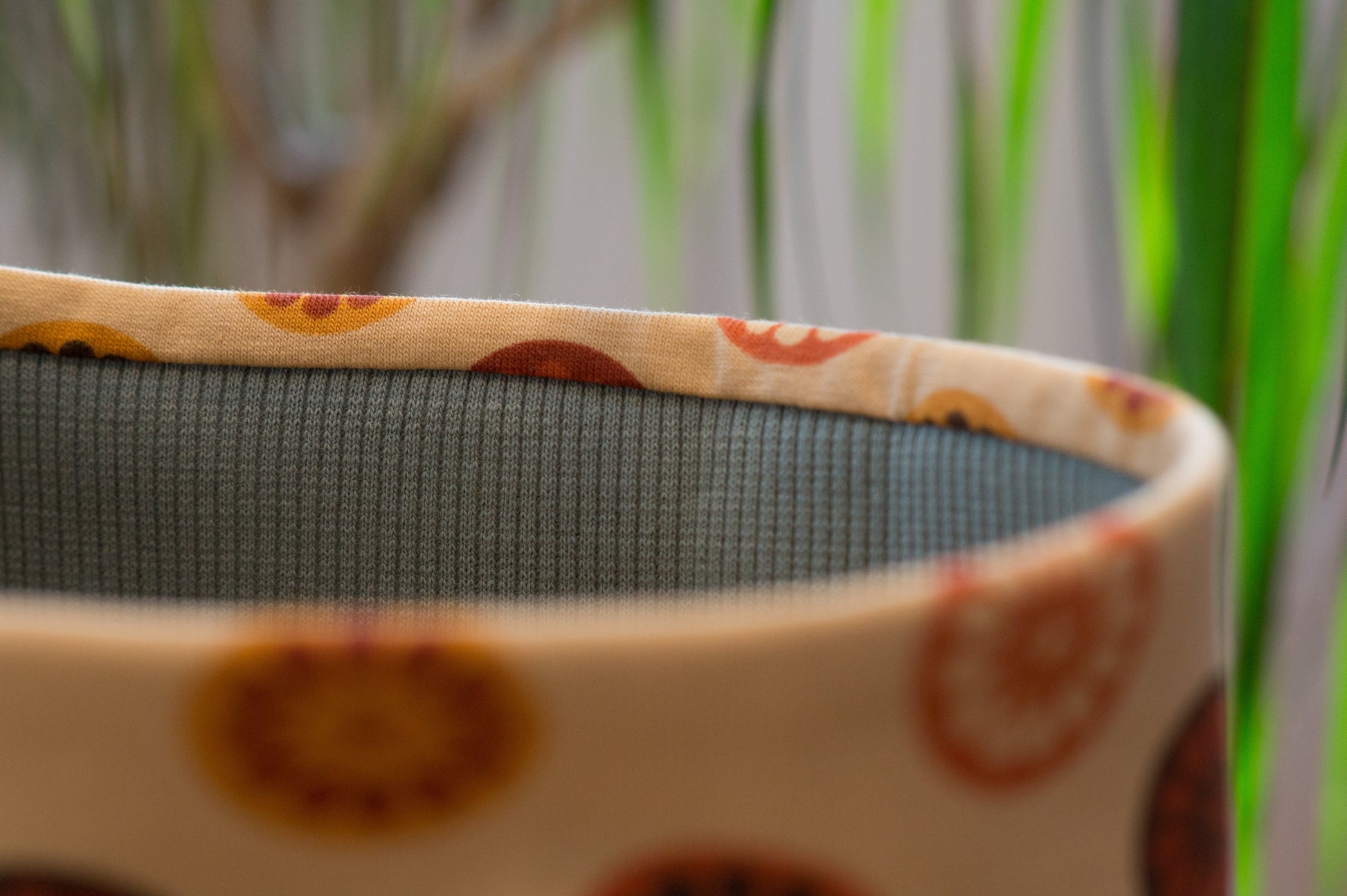 Stirnband Orangen orange rot Kinder Feinripp